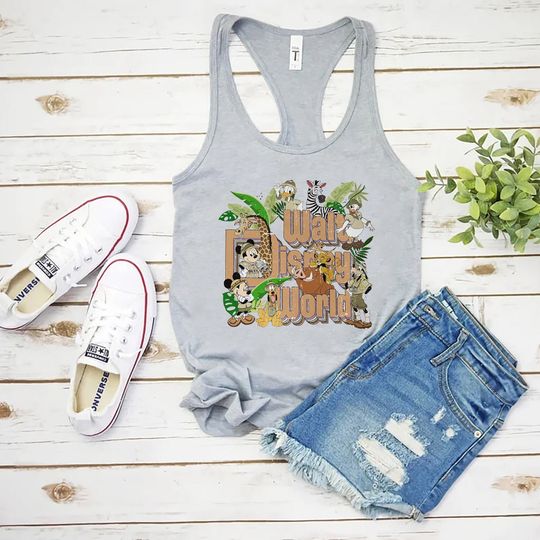 Disney Animal Kingdom Tank, Animal Kingdom Tank, Walt Disneyworld Tank Top, Mickey Safari Tank