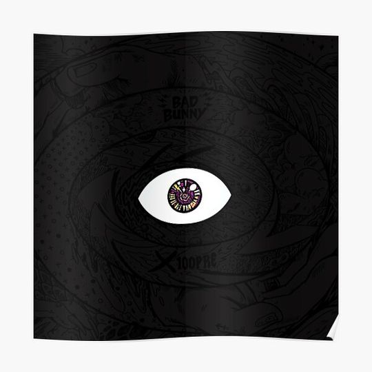 Bad Bunny x 100pre Premium Matte Vertical Poster