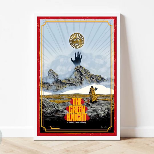 The Sun Tarot || the Green Knight Premium Matte Vertical Poster