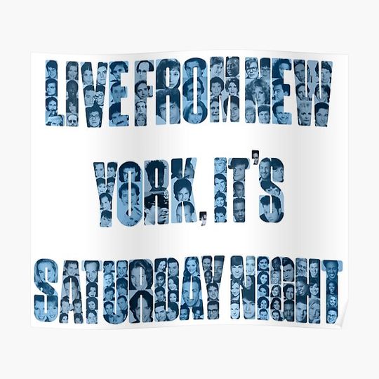 Discover Live From, New York, It’s Saturday Night Cast Premium Matte Vertical Poster