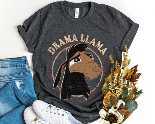 Discover Retro The Emperor's New Groove Kuzco Drama Llama Shirt