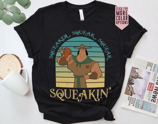 Vintage Emperors New Groove Shirt, Krock Squirrel Disney Shirt