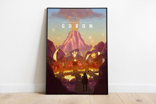 The Legend of Zelda Goron Travel Posters