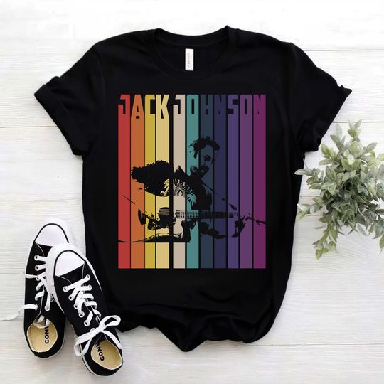 Discover Vintage Retro Jack Johnson T-Shirt, Jack Johnson Gift, Retro Gift Tee For You And Your Friends