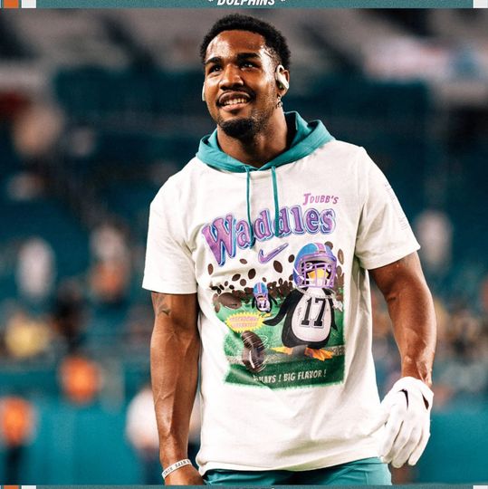 Jaylen Waddle T-Shirt, Big Plays Big Flavor Shirt, Waddles Penguin Shirt, Miami Football Shirt, Football Lover Shirt, Sunday Football Shirt