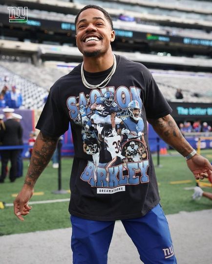 Sterling Shepard Saquon Barkley Shirt, Saquon Barkley Dreams Shirt, Dreamathon Saquon Barkley T-shirt, Vintage Saquon Barkley Shirt