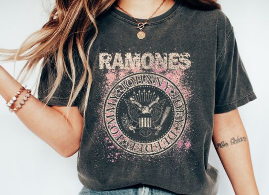 Comfort Colors Ramones T-Shirt, Oversized Shirt, Classic Rock, Vintage,
