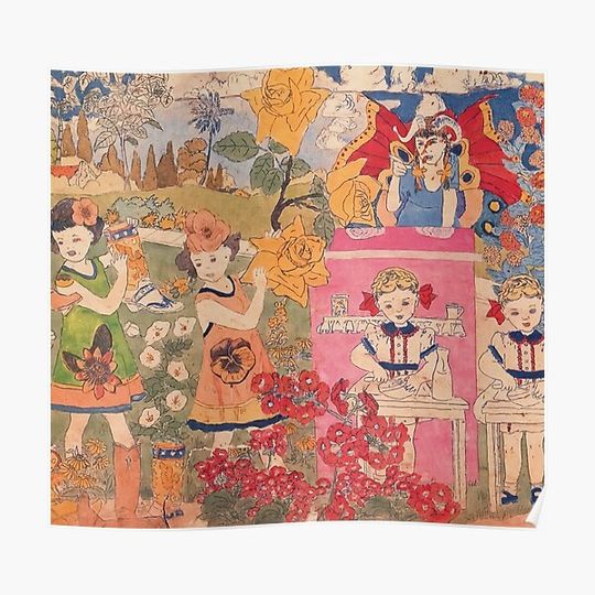 Discover Henry Darger art Premium Matte Vertical Poster