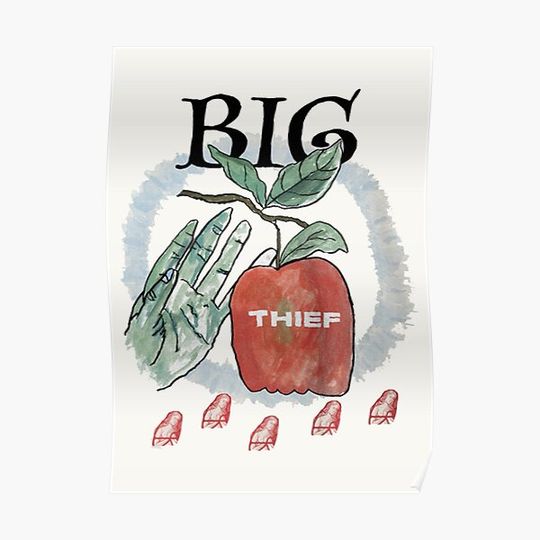 The big apple of big thief Premium Matte Vertical Poster