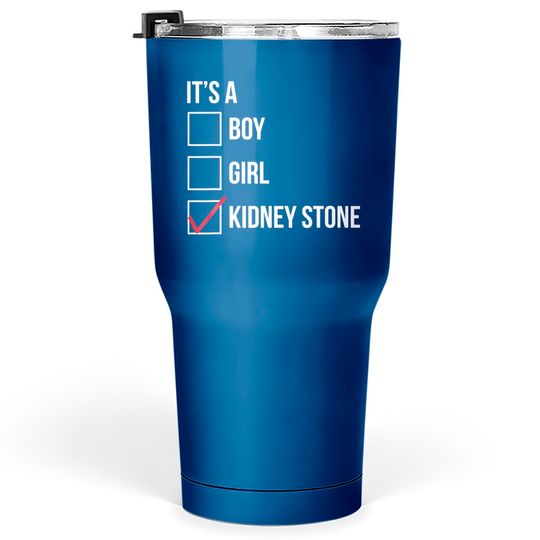 Discover Kidney Stone Funny Checklist Gift Tumblers 30 oz