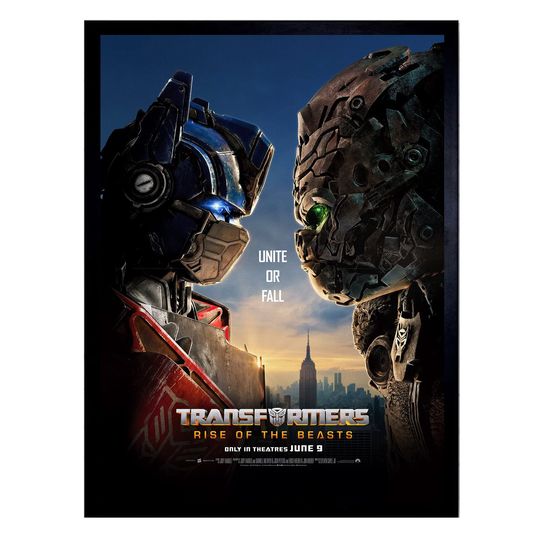 Transformers Rise Of The Beasts 2023 Premium Movie Poster