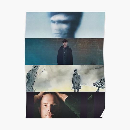 Discover James Blake Albums Premium Matte Vertical Poster