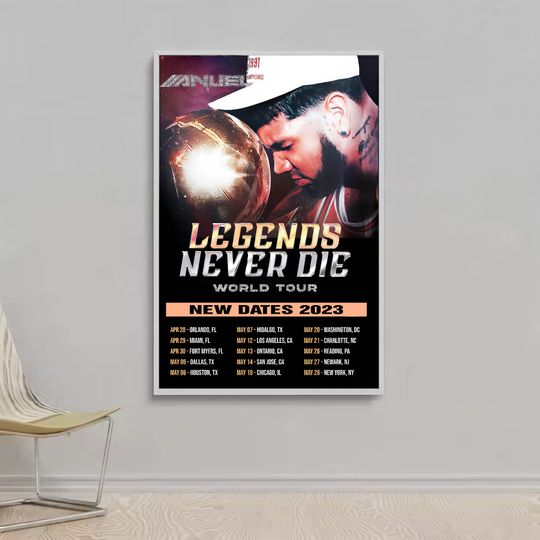 Anuel AA Tour 2023 Poster
