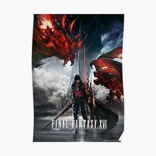Final Fantasy XVI Premium Matte Vertical Poster