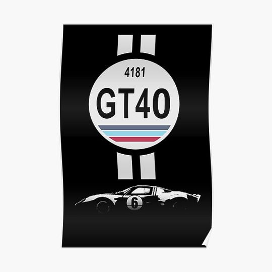Discover GT40 4181 Premium Matte Vertical Poster