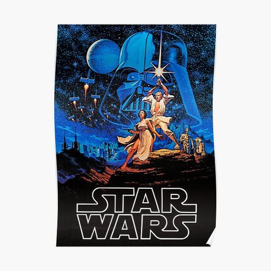 Mint 1977 Original Vintage Stars Episode IV A Aesthetic Poster Premium Matte Vertical Poster