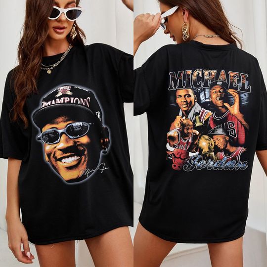 Michael Jordan Big Face Vintage Shirt, Michael Jordan Fan Tees, Basketball Shirt