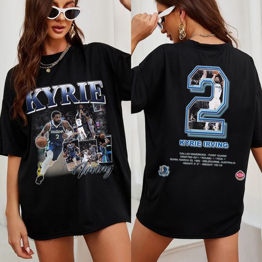 Kyrie Irving Vintage Shirt, Kyrie Irving Fan Tees, Basketball Shirt