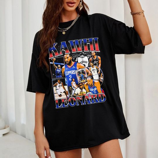 Kawhi Leonard Vintage Shirt, Kawhi Leonard Fan Tees, Basketball Shirt