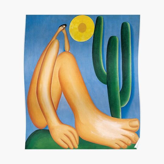 Tarsila do Amaral Art 1886, São Paulo, Brésil Premium Matte Vertical Poster
