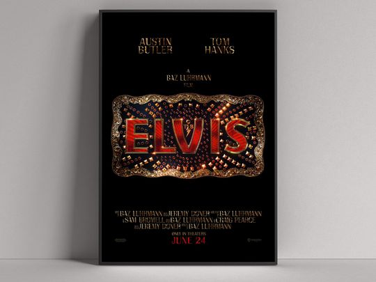 Elvis (2022) Movie Film POSTER (Tom Hanks, Austin Butler)