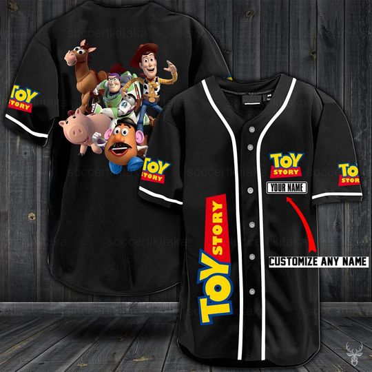 Toy Story Shirt, Toy Story Jersey Shirt, Toy Story Baseball Jersey