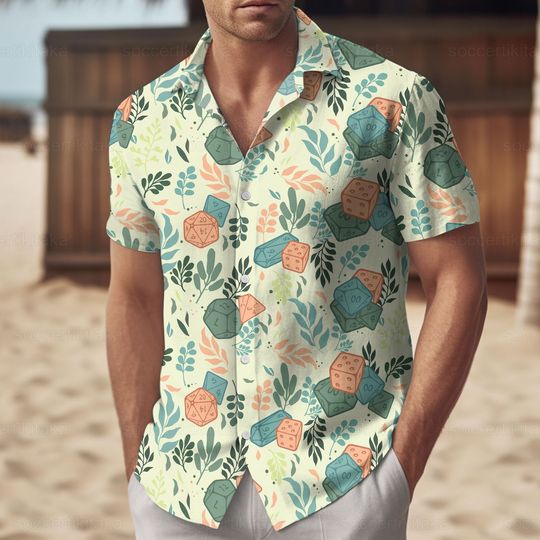 DnD Shirt, DnD Hawaiian Shirt, DnD Button Up Shirt, Dungeon And Dragon Shirt