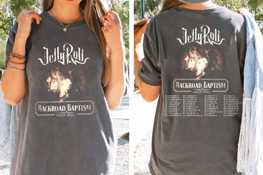 Jelly Roll 2023 Tour Shirt, Jelly Roll shirt, Jelly Roll Backroad