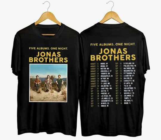 Jonas Brothers 2023 Tour Music Festival Concert Unisex Shirt