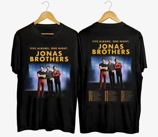 Jonas Brothers 2023 Tour Music Festival Concert Unisex Shirt