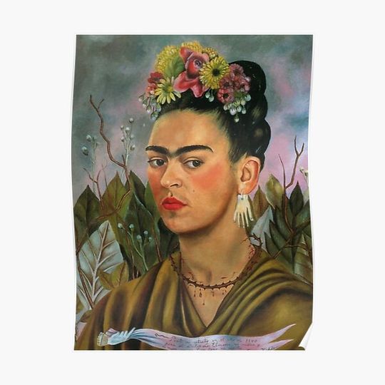 Frida Kahlo Painting Premium Matte Vertical Poster