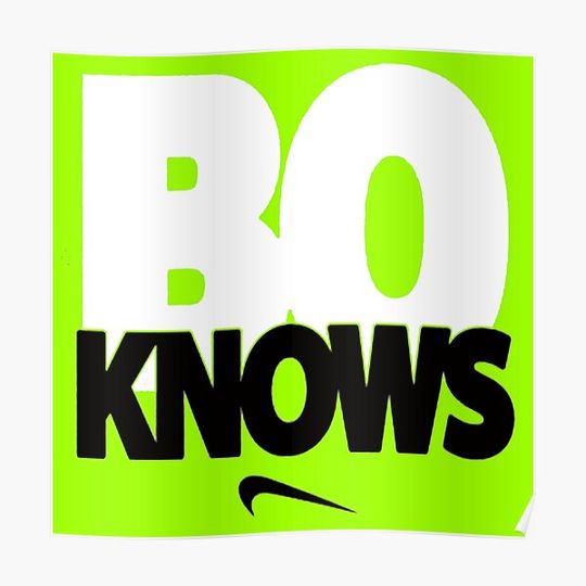 Discover Bo Knows Premium Matte Vertical Poster