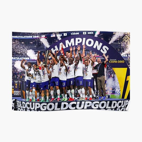 Discover USMNT Champions Premium Matte Vertical Poster