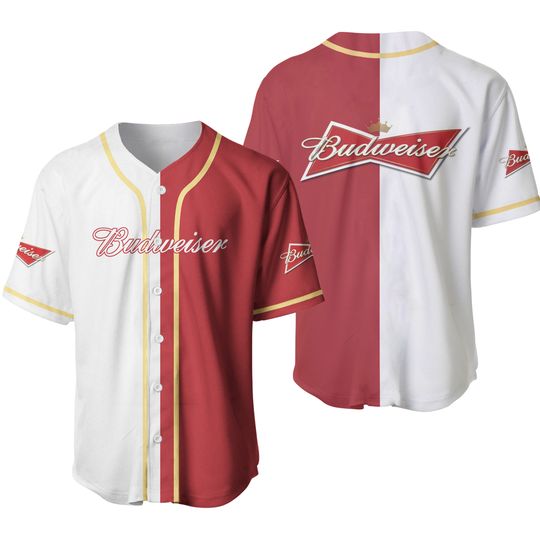 Discover Budweiser Baseball Jersey