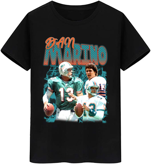 Discover Dan Marino Graphic Shirt, Miami Graphic Shirt