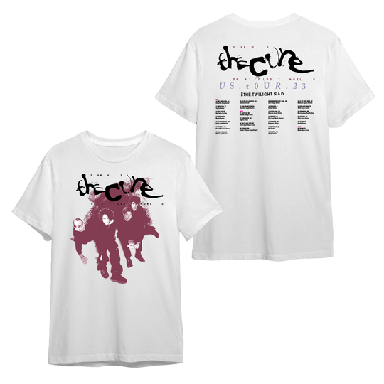 Front Back the Cure Us Tour 2023 Tshirt, Shows of a Lost World the Cure Band Shirt
