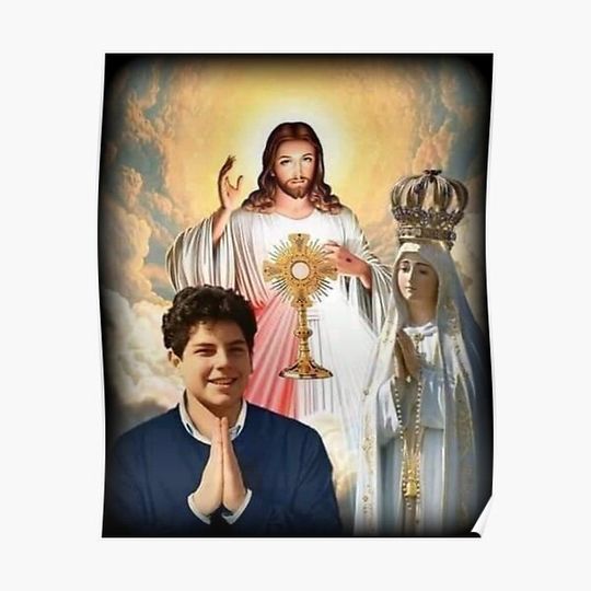 Discover Blessed Carlo Acutis, Beato Carlo, Blessed Carlo Premium Matte Vertical Poster