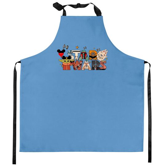 Star Wars Kitchen Aprons, Star Wars Disney Kitchen Aprons, Star Wars Kitchen Aprons