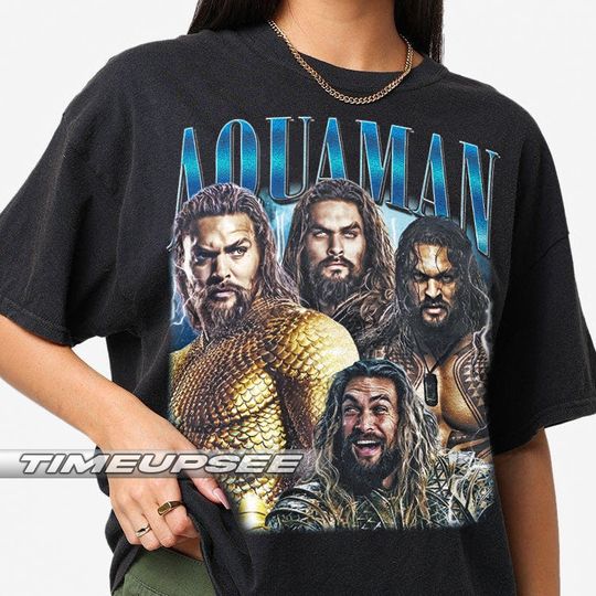 Aquaman Jason Momoa Vintage T-Shirt, Gift For Women and Man Unisex T-Shirt