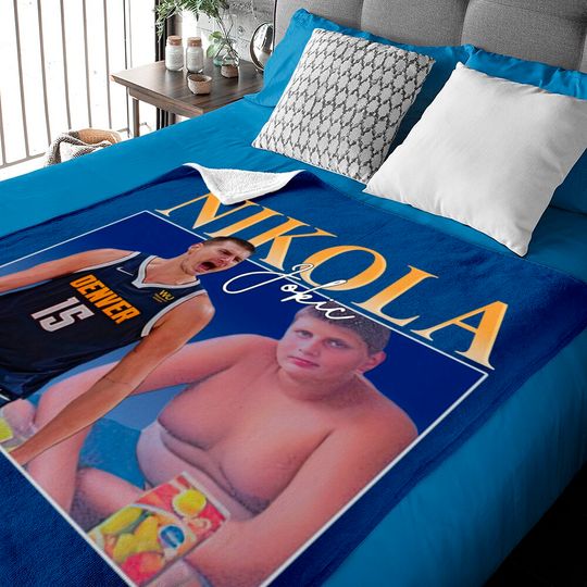 Nikola Jokic bootleg vintage Baby Blankets