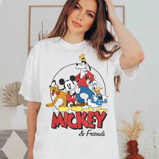 Mickey And Friends Vintage Mickey And Friends Disney Shirt, Disney Trip Shirt
