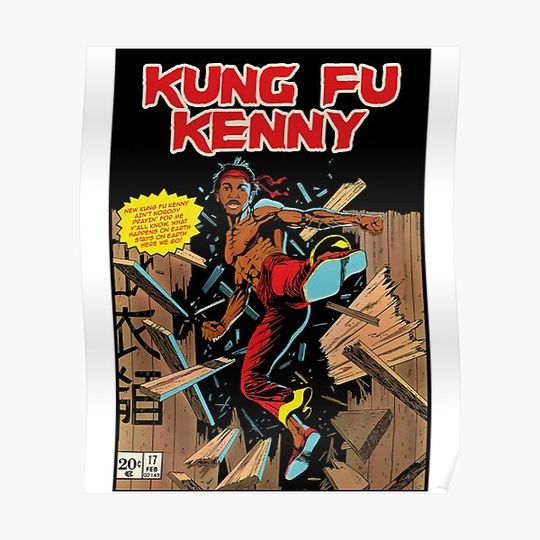 Discover Kung fu kenny Premium Matte Vertical Poster