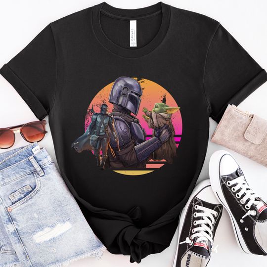 Disney Mandalorian Shirt, Mandalorian Grogu T-Shirt