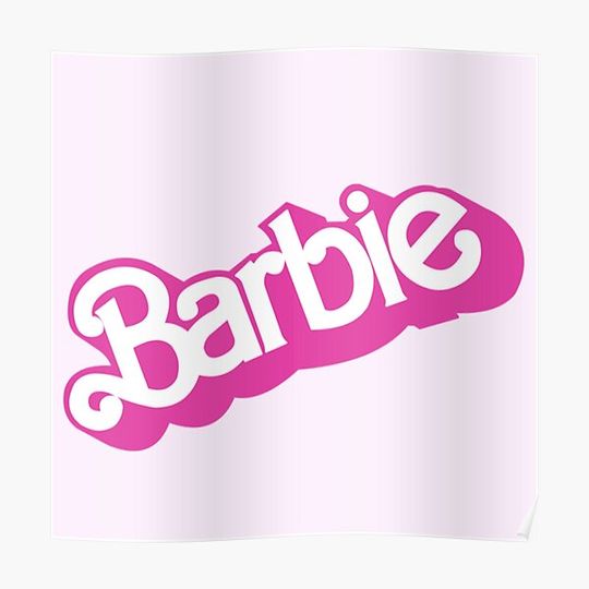 Barbie Logo Premium Matte Vertical Poster