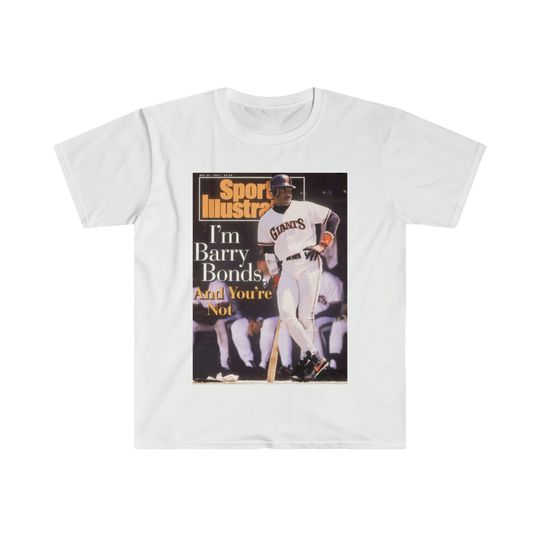 Barry Bonds Sports Illustrated Cover Graphic Tee