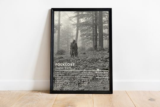Discover Taylor, Taylor Poster, Folklore Poster, Album Cover Poster