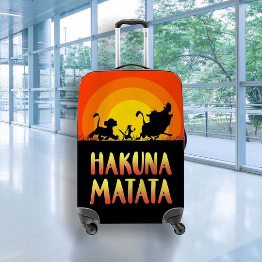 Lion King Luggage Cover, Disney Hakuna Matata Cover