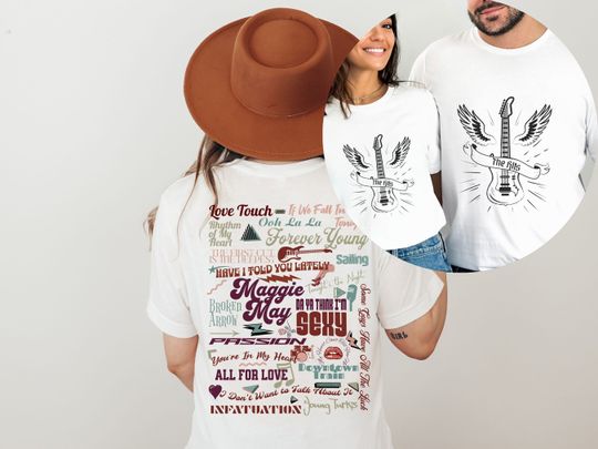 Rod Stewart Concert Tracklist Shirt | The Hits Tour Top