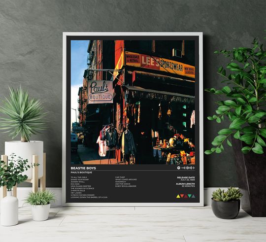 Beastie Boys Poster | Paul's Boutique Album Poster