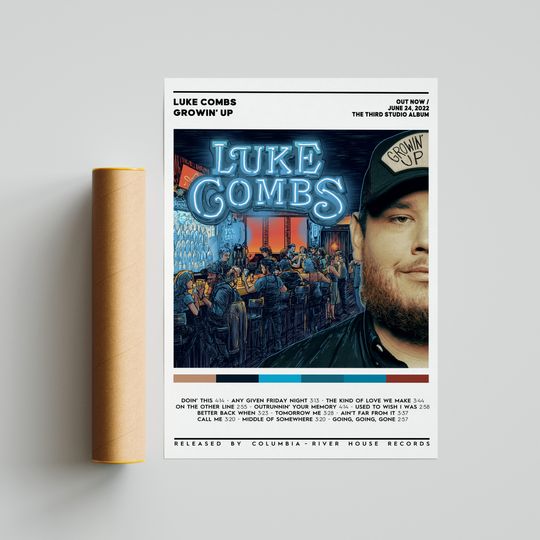 Lukee Comb Growin' Up Album Poster